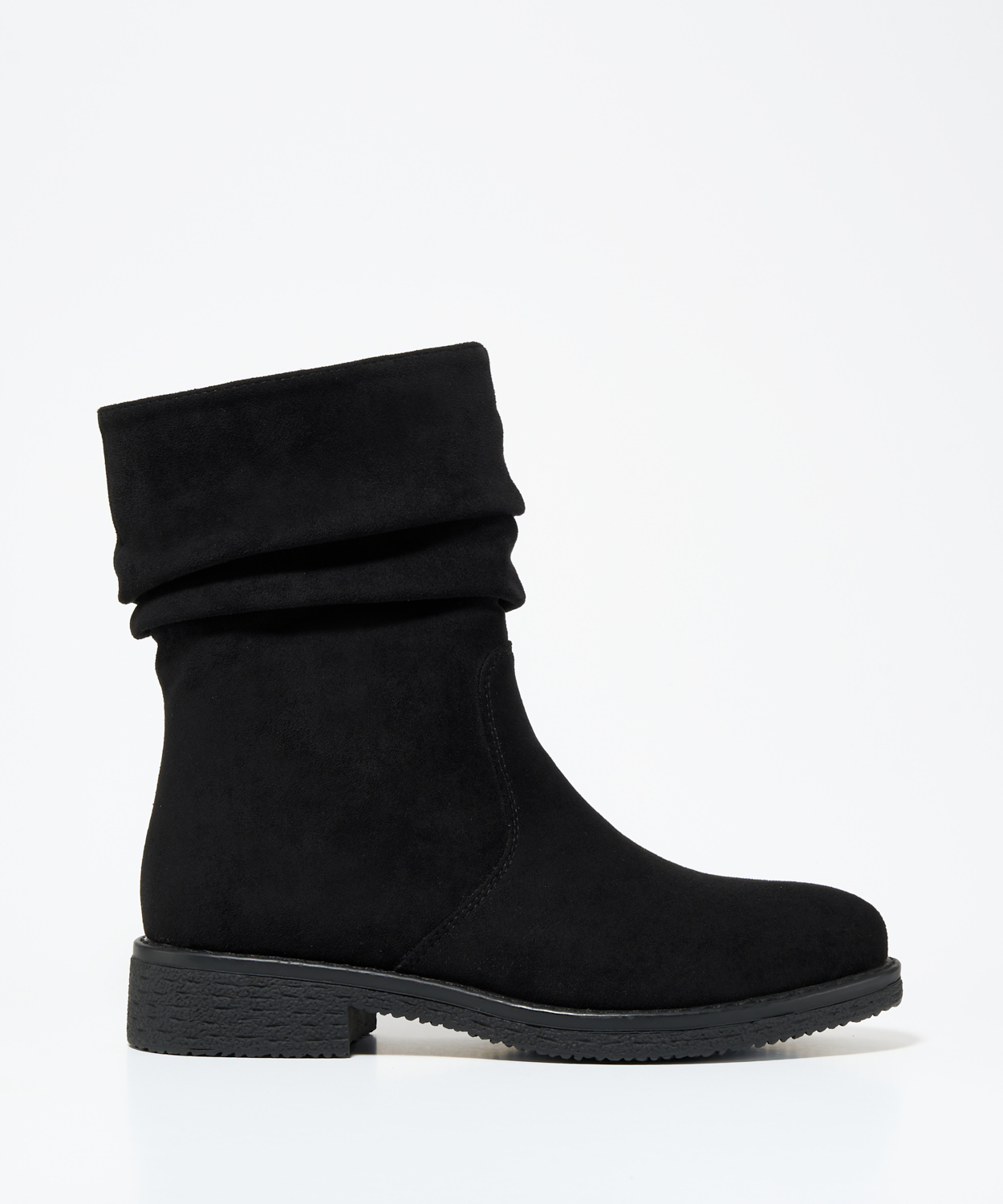 Botines arruga efecto ante